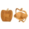 Hot Selling Bamboo Products Table Coaster Basket for Home Decoration