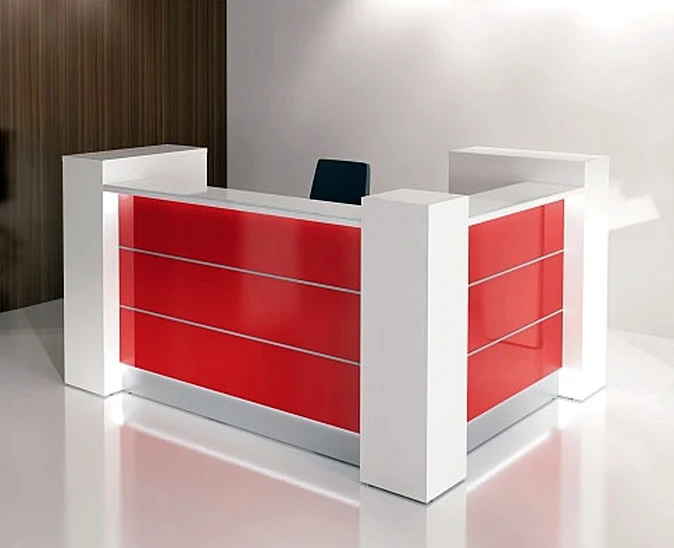 Unique design white shoes style spa salon reception counter on ... Désign Reception Salon