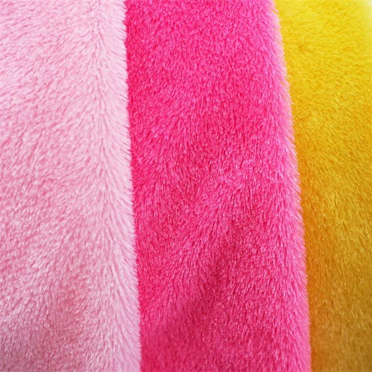 Various Color Velboa Mink Pv Plush Knit Fleece Toy Fabric For Home Textile Buy Plush Toy