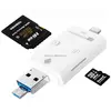 3 IN 1 USB 2.0/ 3.0 OTG flash driver usb Micro TF SD card reader for ios / android / pc