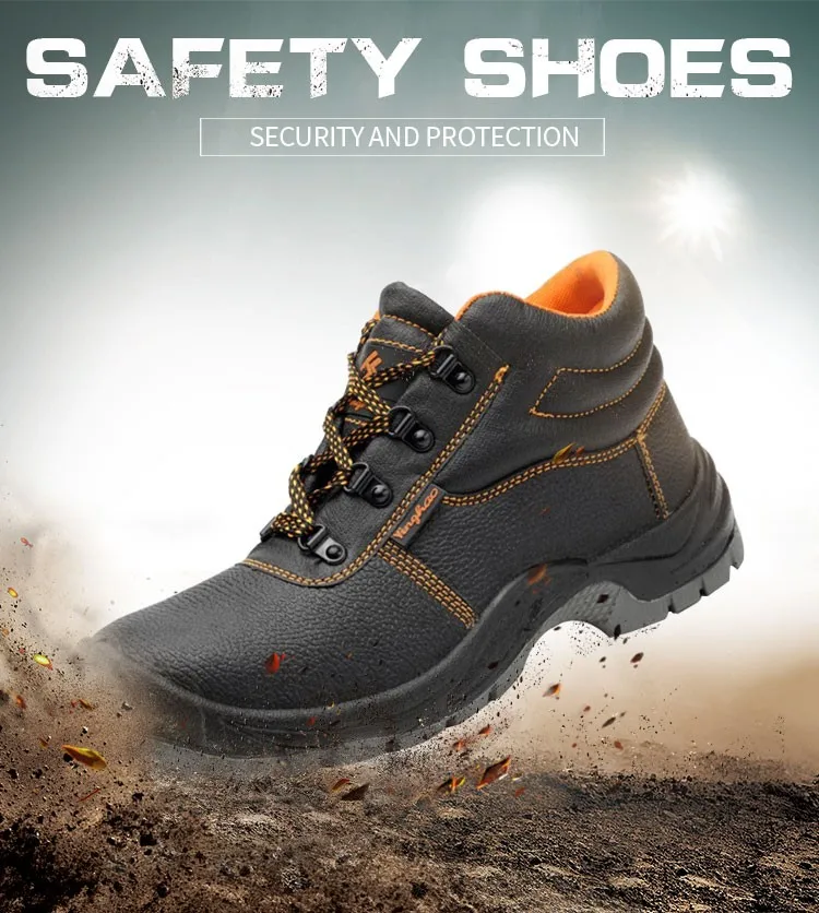 Cheap Industrial Construction Working Safety Shoes With Dual Density Pu