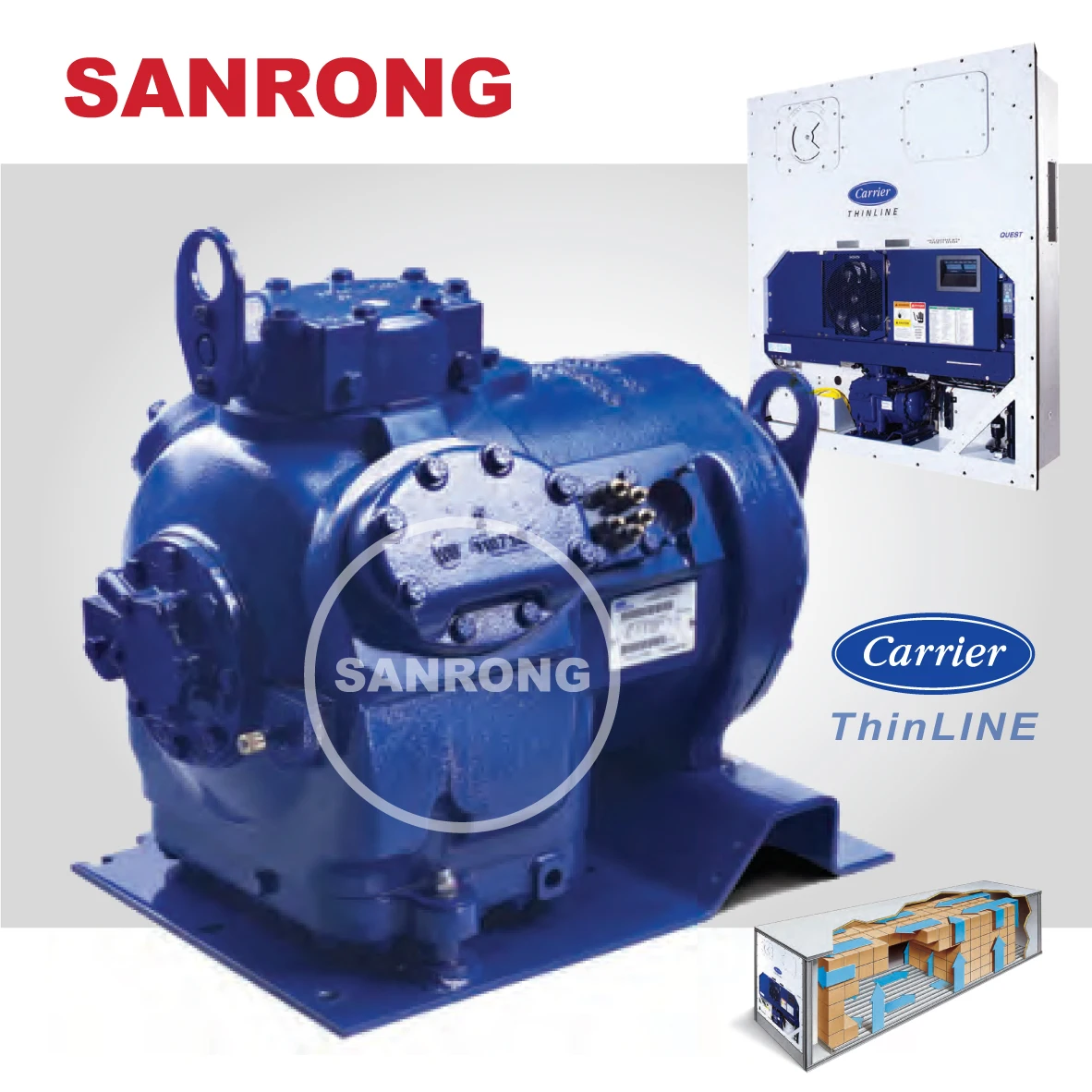 Brand New Carrier Transicold Reefer Compressor For Container