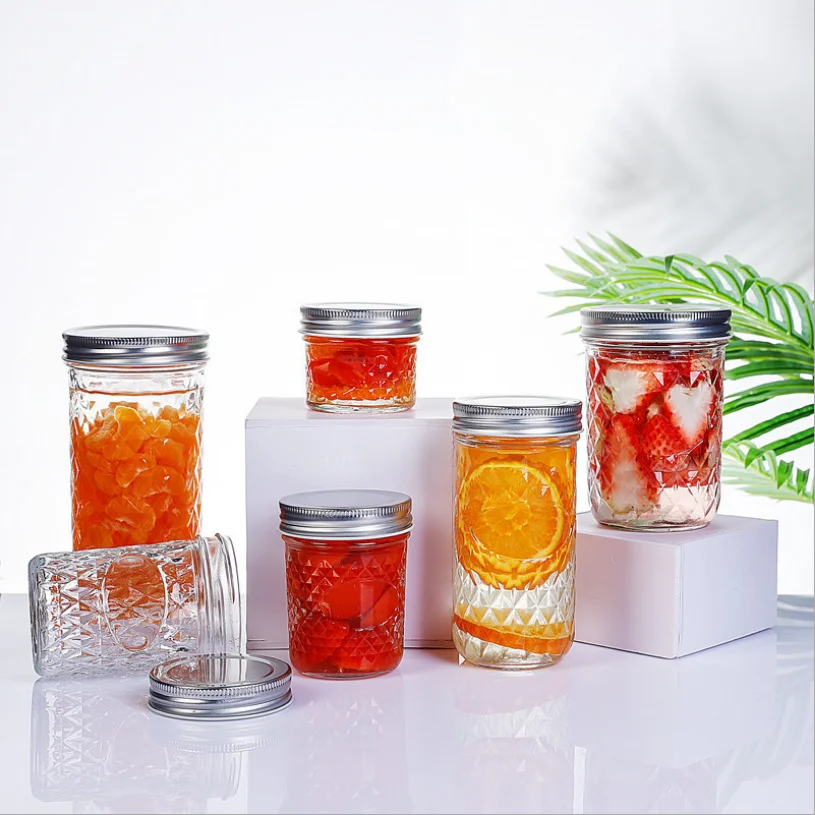 Wholesale 300ml 500ml/16oz 1000ml/32oz Cheap Mason Jars Glass Canning