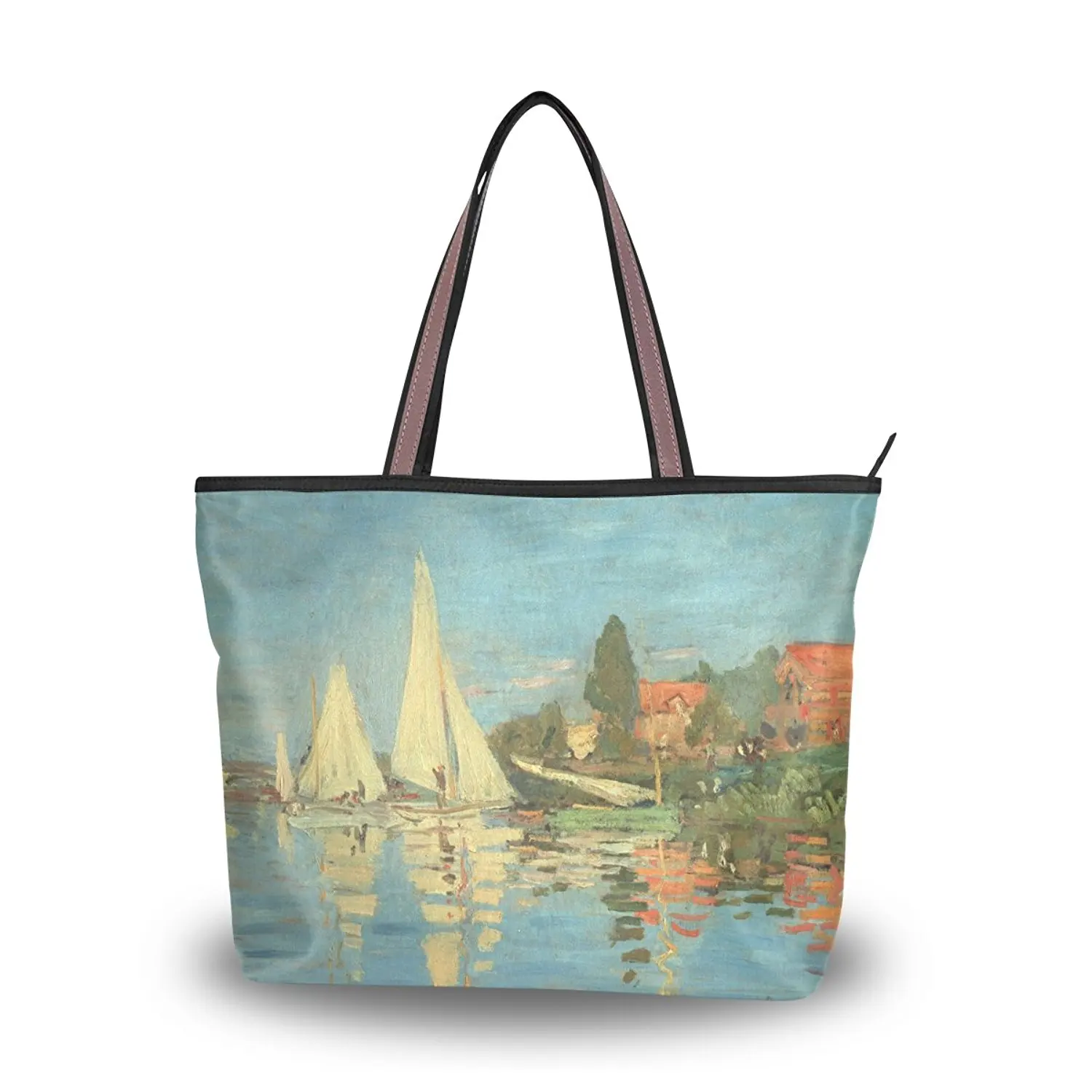 DEYYA Women Large Tote Bag Paris Eiffel Tower Shoulder Handbags Satchel Messenger Bags for Ladies