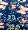 Polyester Material Satin Technics Printed Butterfly Fabric For Cloth