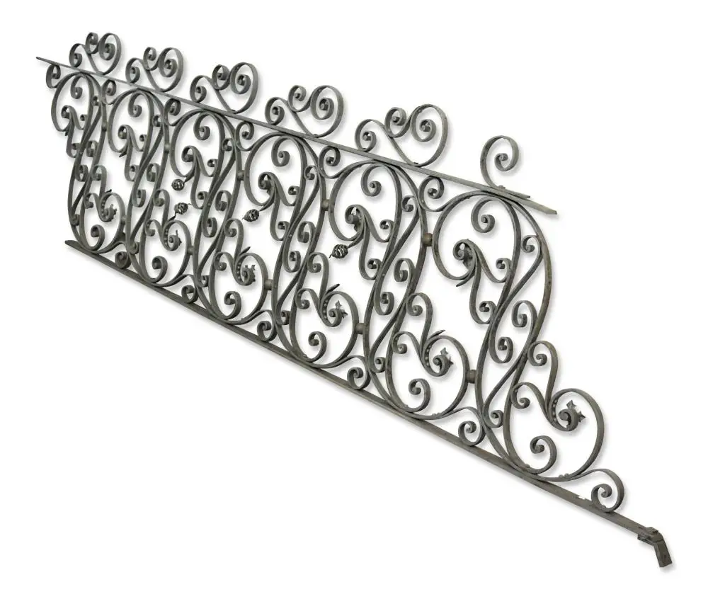 Customize Iron Stair Armrest Wrought Iron Fence - Buy Balcony Armrest ...