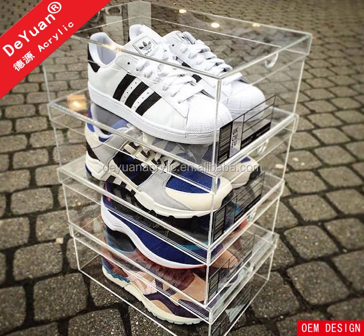 New Sgs Standard Clear Acrylic Shoe Boxes Buy Acrylic Shoe Box,Cheap