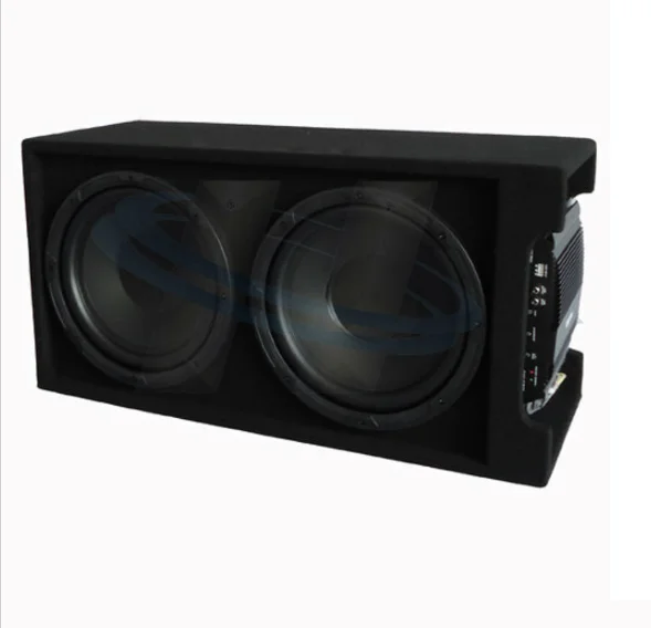 active dual 12 inch car subwoofer