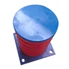 Factory Price High Performance PU Steel Composite Stop Buffers with Mounting Plate/ Threaded Bolts