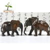 Wholesale Home Furnishing Articles Dongyang Elephant Wood Carving Office Table Decoration Item