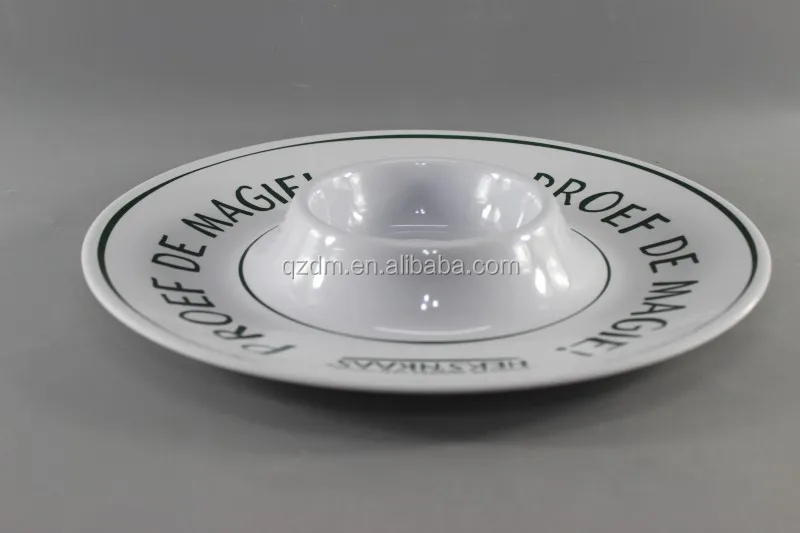 13" Melamine Snacks plate ,Melamine Chips plate