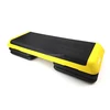 Colourful adjustable aerobic step bench