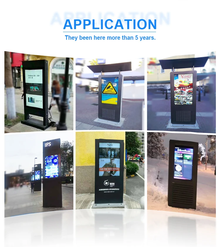 Customized Function Outdoor Airport Lcd Advertising Display Signage