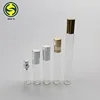 Hot sale mini tube perfume bottle glass with crimp pump