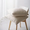 RAWHOUSE knitted cotton white solid color 50*50 pillow cover cushion