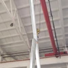 9m floding/ mid hinged lamp pole / galvanized steel post