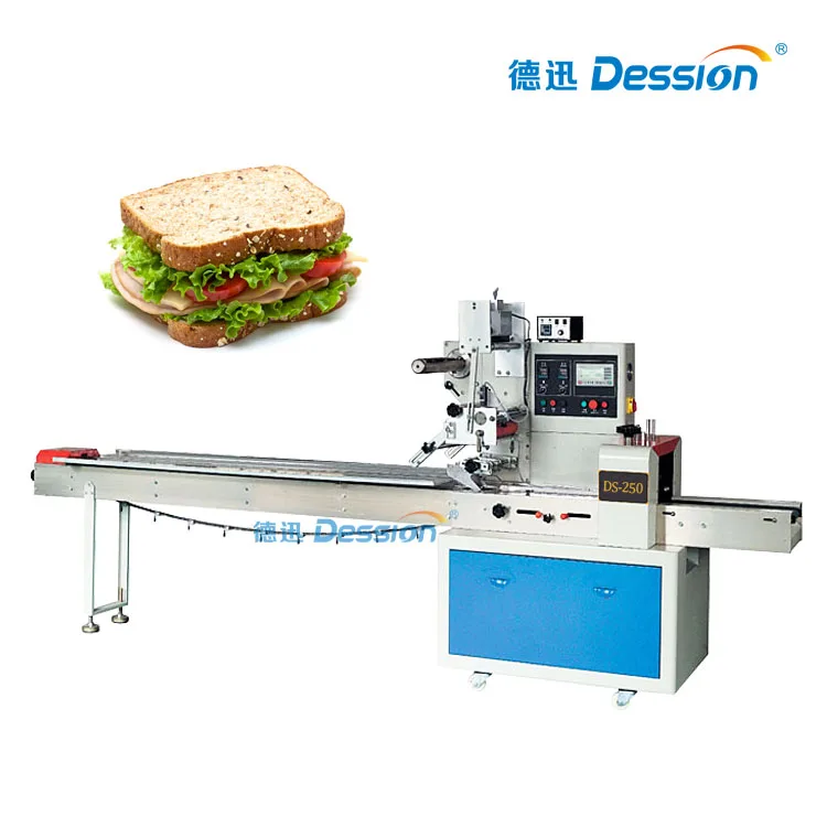 Automatic Sandwiches Wrapping Machine For Food Buy Packing Machine