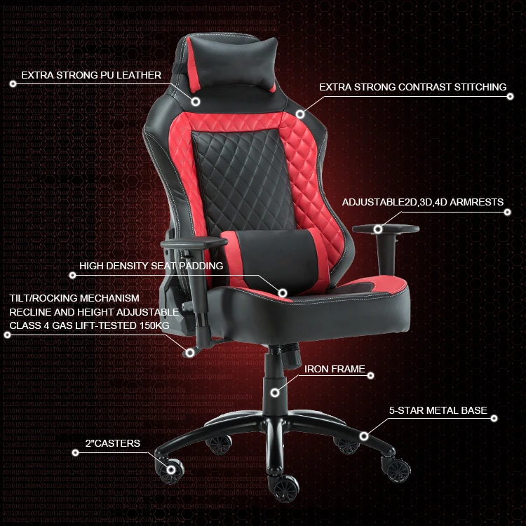 Colorful Top Sale Popular Design Swivel Pc Gaming Office Racing Fat