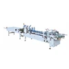 Paper box folding gluing machine 650-800mm auto folder and gluer for shoe box