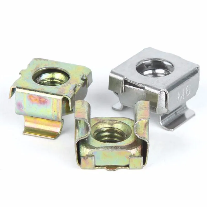 M8 Square 65mn Carbon Steel Spring Lock Cage Nut Buy Steel Cage Nut