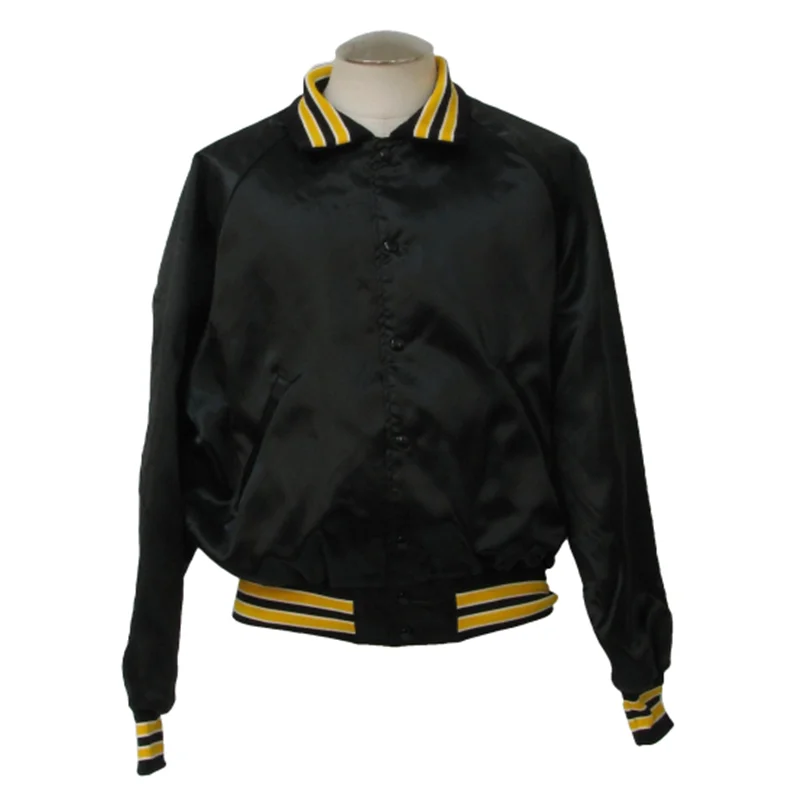 Mens Custom Wholesale Satin Baseball Jackets 2017 Buy Wholesale Satin