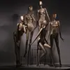 Full body form table top hair clothing with head female dress mannequin