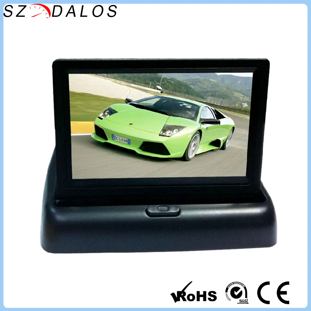 Standard foldable Car stand-alone monitor car lcd monitor mini tv