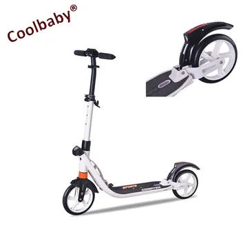 2 wheel scooter with handle