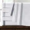 100%cotton 400 thread count white embroidery bedsheet