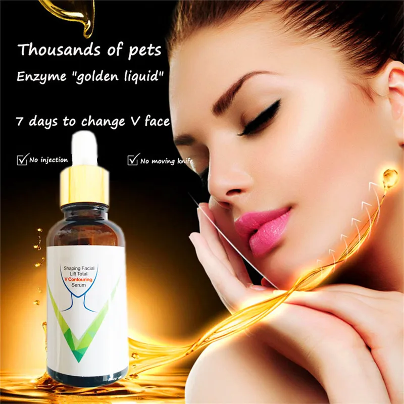 v shape face serum