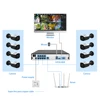 JideTech IP66 1080P HD POE IP Camera 16 Channel NVR CCTV Kit For Home Outdoor Surveillance