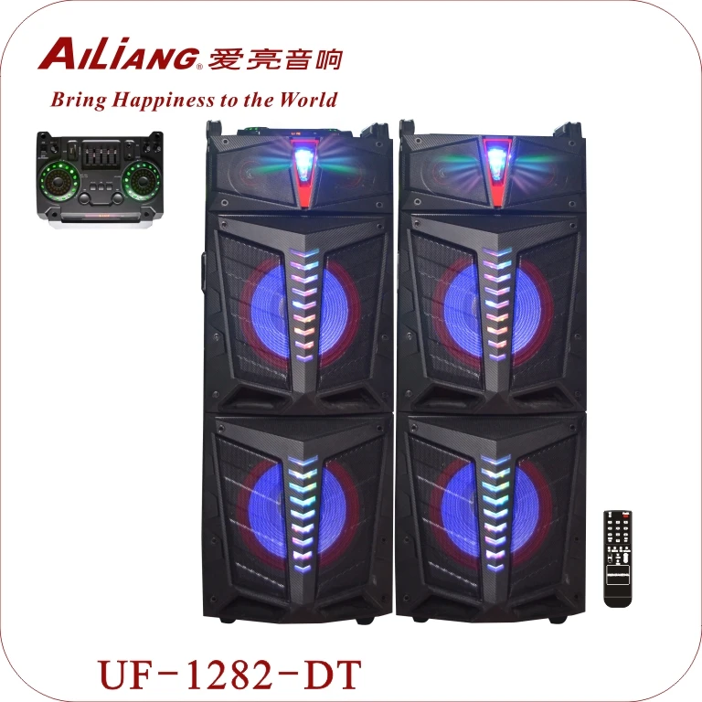 AILIANG new design powerful active DJ stage speaker UF-1282-DT