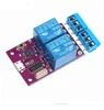 Delay Relay Module 5V Two Channel USB Intelligent Control Switch With MCU Microcontroller CH340 Time Delay Relay Module