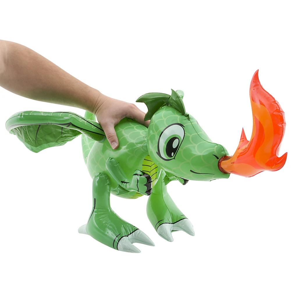 inflatable green dragon