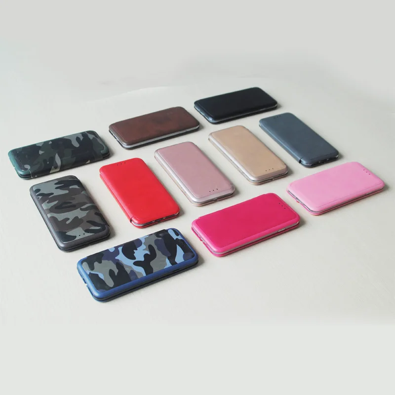 Book flip Leather Case for iphone 6 6S Shell magnet Adsorption Folio Cover