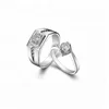 Classic 925 Silver Or K Gold Wedding Ring Sets For Couple