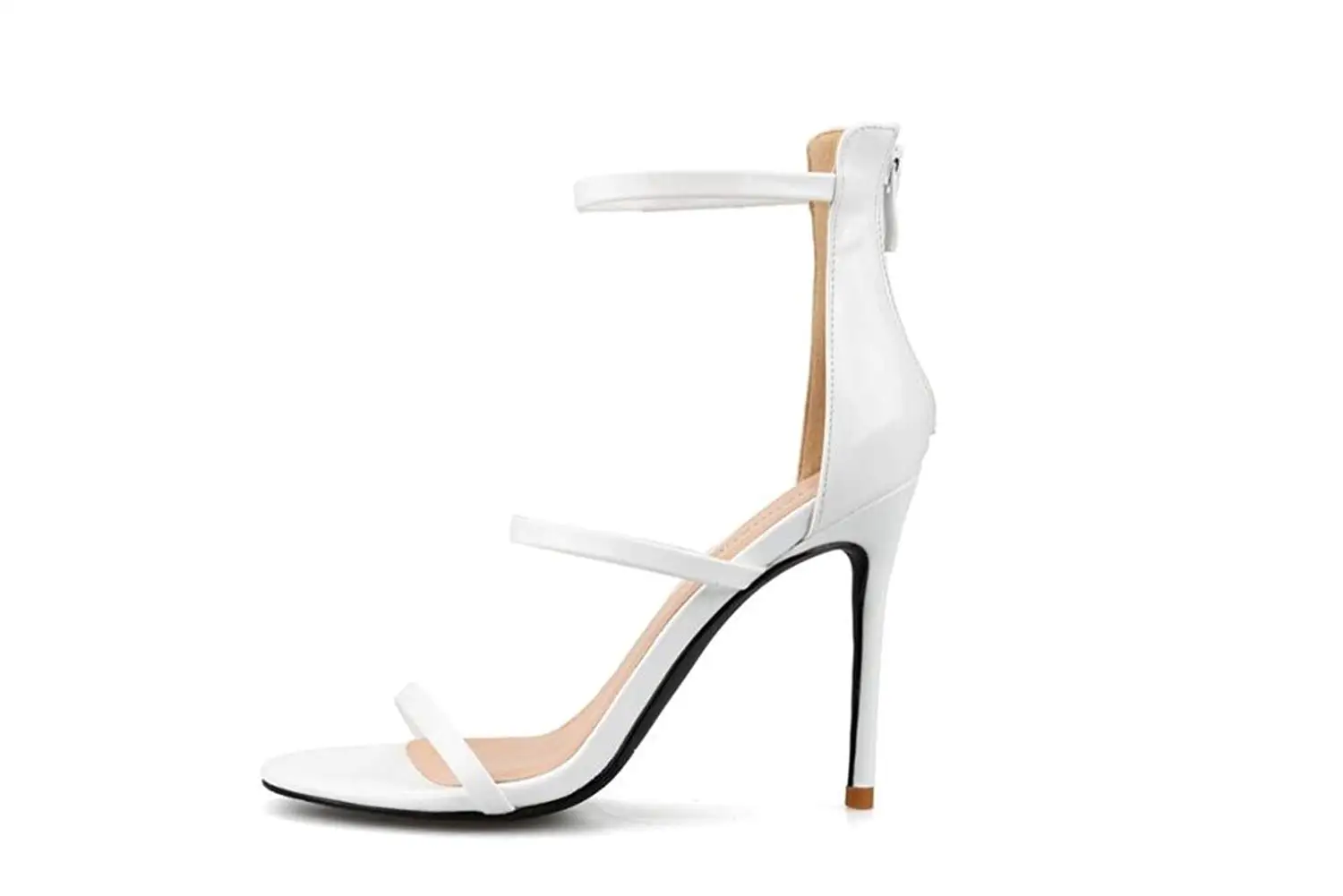 cheap white stiletto heels