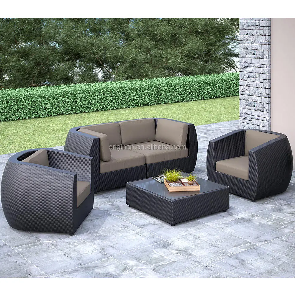2015 new design wicker patio conversation set cheap rattan ...