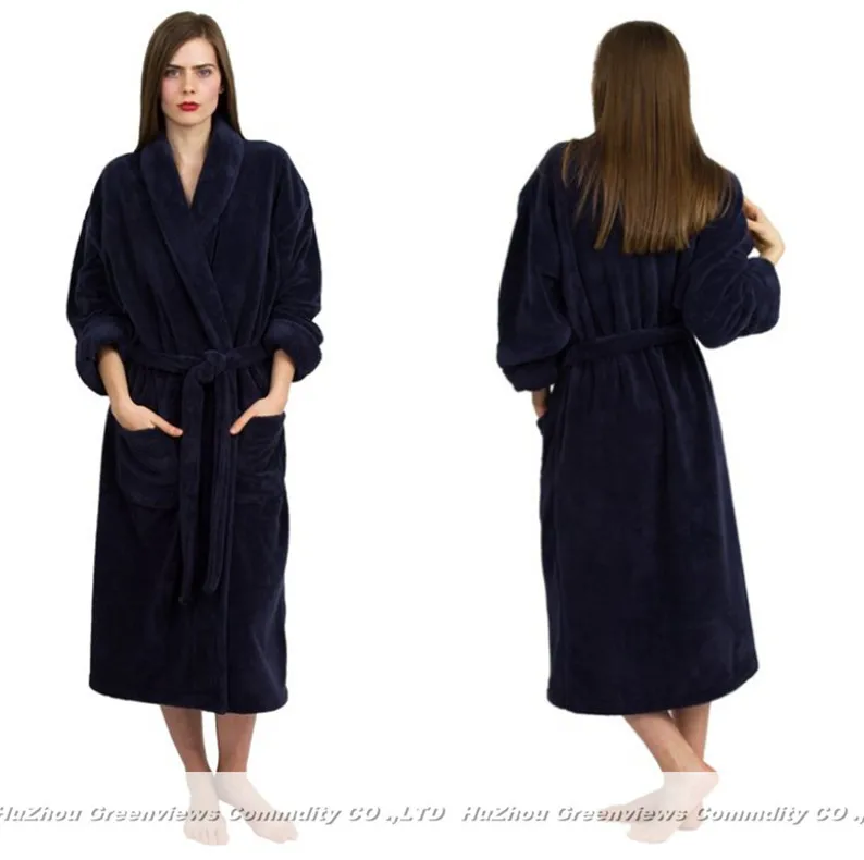 Women Microfiber Embroidered Bathrobe Chinese Woman Bathrobe Sexy Lady