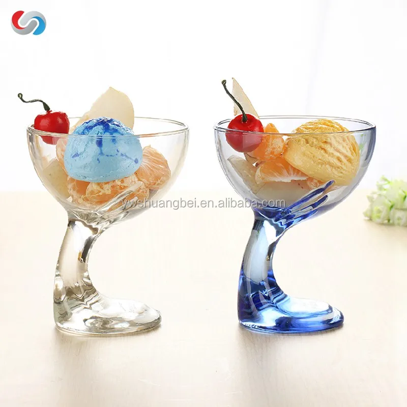 Personalized Stylish Ice Cream Bowls With Stem Clear Glass Pedestal Glass  Goblet - Buy Glass Ice Cream Cup,Ice Cream Cups Glass,Ice Cream Cups  Product