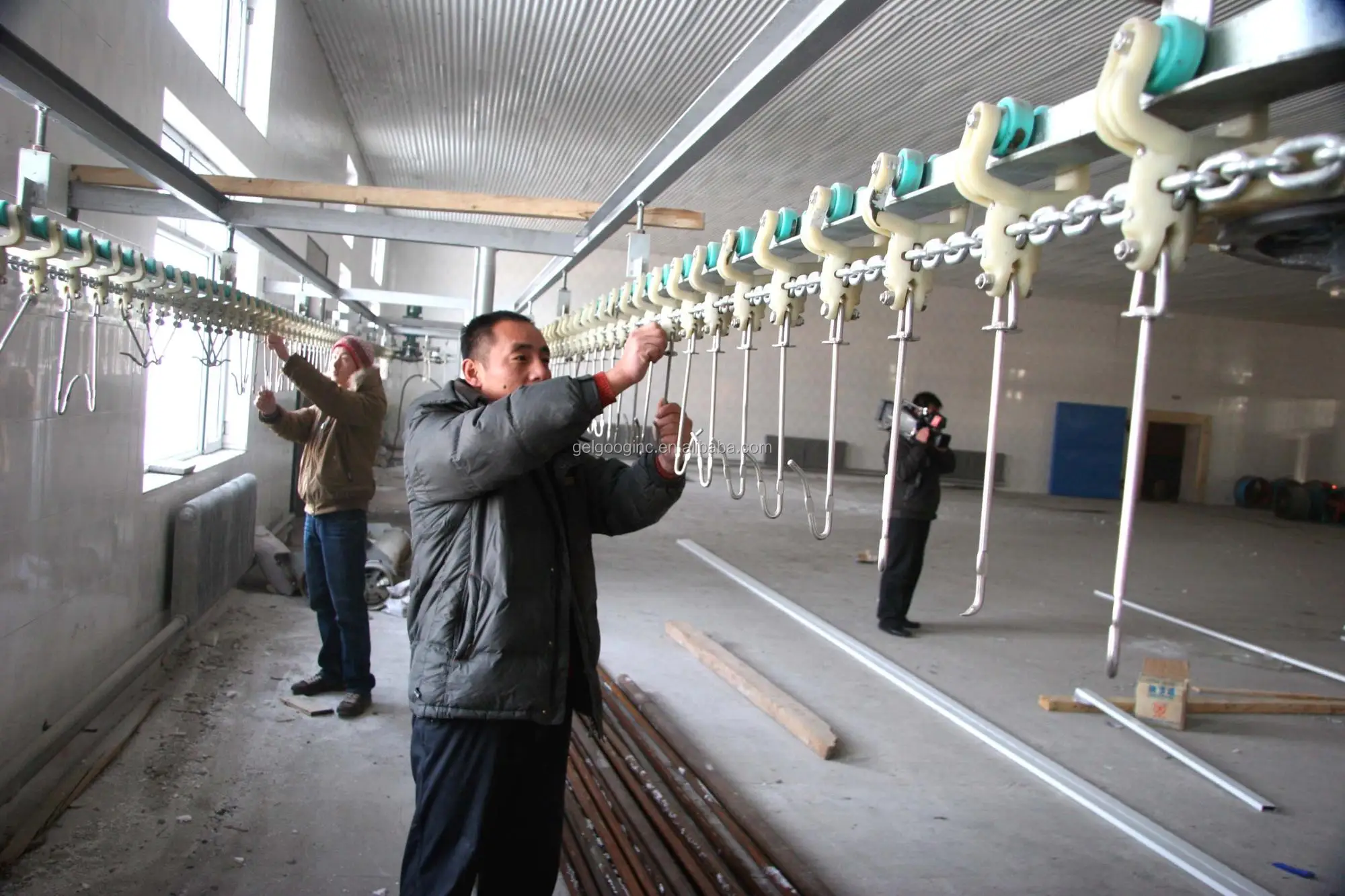 Scalding Defeathering Hanger Poultry Farm Line Machine Quail