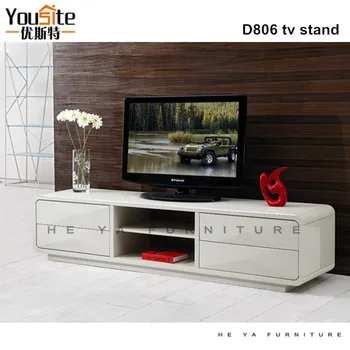 White High Gloss Long Design Tv Cabinet L Shaped D806 White High Gloss Long Design Tv Cabinet L Shaped D806