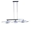 Modern Industrial G9 Fixture Metal Lamp Fittings LED K9 Crystal Pendant Light For Hotel