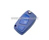 For Fiat Punto Ducato Stilo Panda Flip Folding Remote Key Shell 2 Button Blue