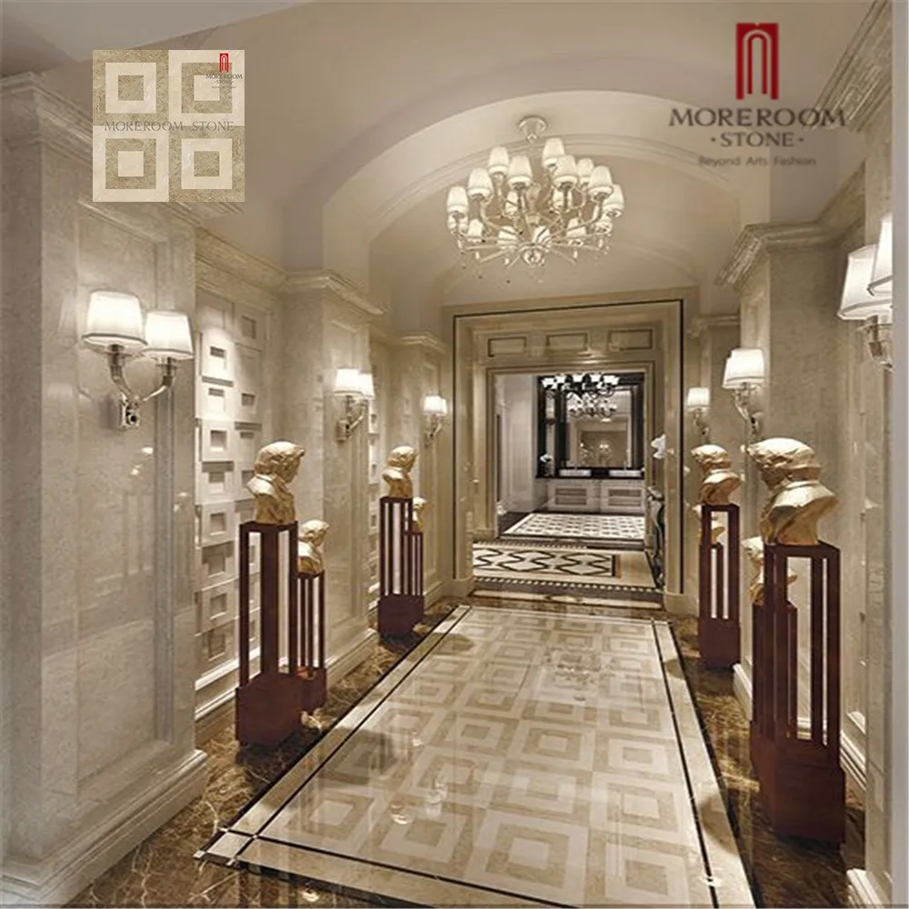 Italian Waterjet Hotel Lobby Flooring Design - Buy Marble Hotel Lobby ...