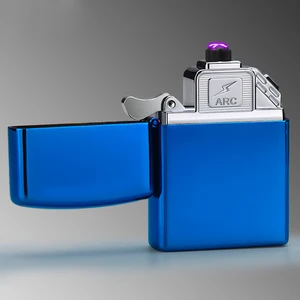 Lighter No Minimum Supplieranufacturers New Arrival Double Arc Electric Lighter Usb Charged Cigarette Flameless Lighters Custom No Minimum
