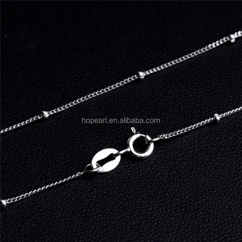 Pure Silver Chain Necklace,Chunky Chain 