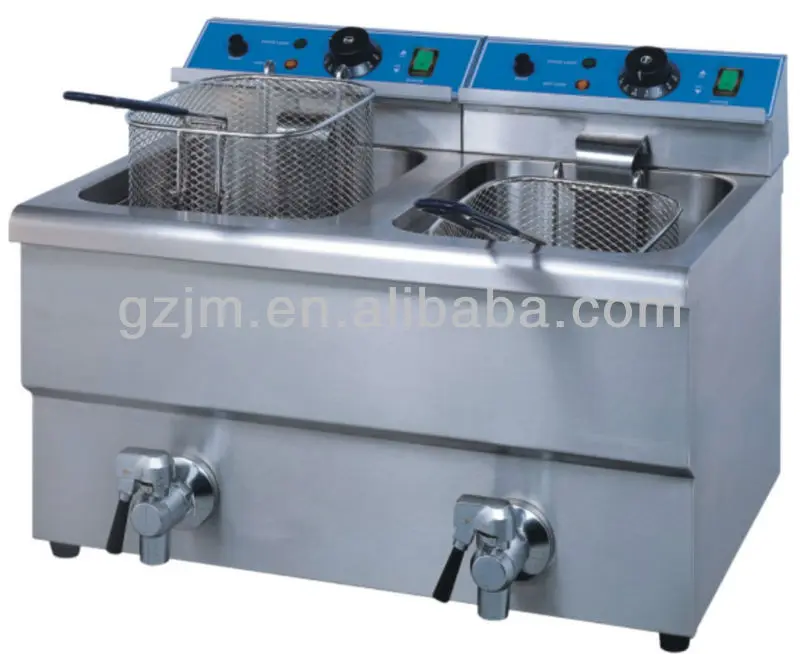 TEF-82 Of 11L Commercial Double Deep Fryer,Industrial Electric Fryer ...