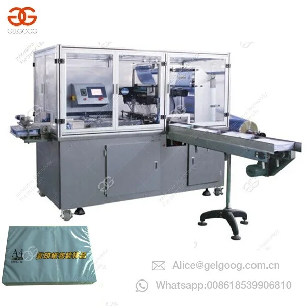Fully Automatic Notebook Film Wrapped Packing Equipment Book Magazine