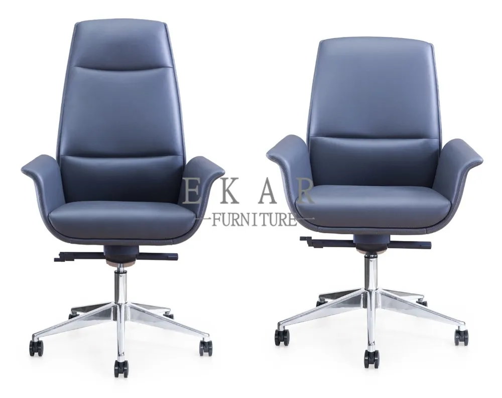 China Office Chair Specification In Blue Leather Executive Chair president chair details